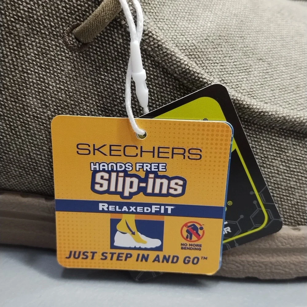 Skechers Hands Free Slip-ins Melson Coronado Casual Shoes Mens 13 Khaki 210959